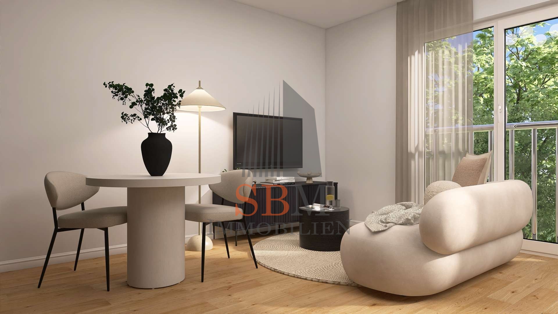 Luxuriös möbliertes Stadtapartment im repräsentativen Neubauensemble - Wohnen